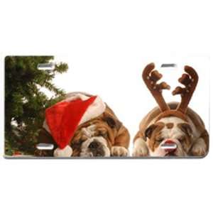  Bull Dog Holiday License Plate