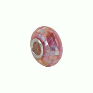  Light Pink Mosaic Mother of Pearl Bead Jewelry