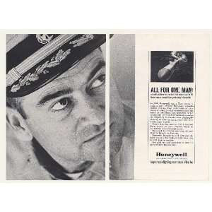   Anti Sub Rocket Navy Captain 2 Page Print Ad (44403)