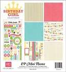 echo park birthday girl 12 x 12 mini themes collection