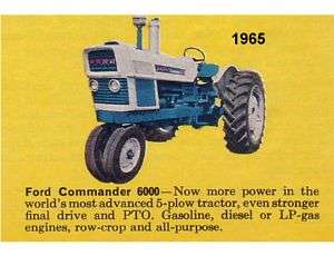 1965 Ford 6000 Tractor Refrigerator Magnet  
