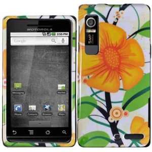  Yellow Flower Protector Hard Case for Motorola Droid 3 