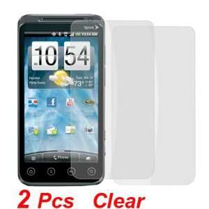   Clear Plastic Screen Protector Film Guards for HTC EVO 3D Electronics