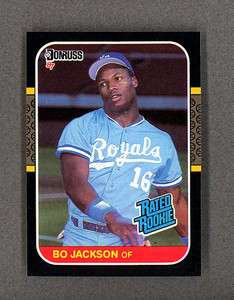 1987 Donruss #35 Rated Rookie Bo Jackson Royals MINT *3086  