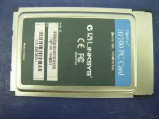 Linksys Etherfast 10/100 PC Card PCMCIA PCMPC100  