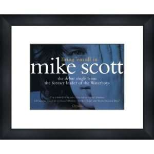  MIKE SCOTT Bring em All In   Custom Framed Original Ad 