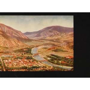  1906 Print Colorado Glenwood Springs Grand River Canon 