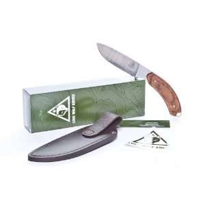 Lone Wolf Mountainside Drop point Hunting Knife with Plain Edged Blade 