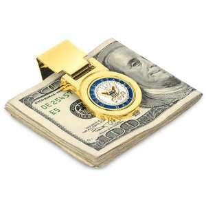  U.S. Navy MILITARY Gold Money Clip