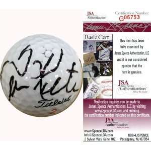  Tom Kite Autographed/Hand Signed Golf Ball (James Spence 