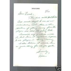   handwritten letter   MLB Cut Signatures 