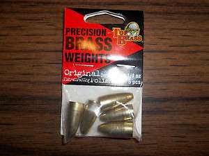 Top Brass Precision Brass Bullet Weights 1/4 5pcs  