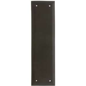  New York Push Plate In Oil Rubbed Bronze.