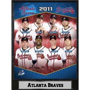   510 BBATL2011 2011 Atlanta Braves 9X12 Stat Plaque