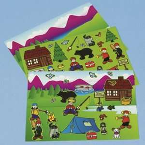  Make A Camping Scenes   Stickers & Labels & Sticker Scenes 