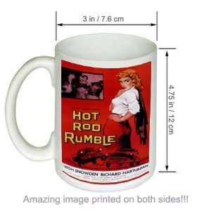  Vintage Movie COFFEE MUG Hot Rod Rumble
