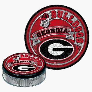    Georgia Bulldogs 500 Piece Puzzle with Tin