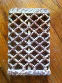 vintage Gas Space Heater Radiant Brick Grate Ceramic  