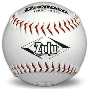  Diamond Zulu Red Stitch 11 ASA Softballs WHITE 11   11RSC 
