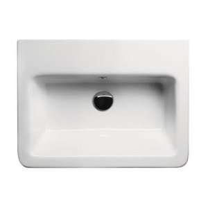   Wall Hung or Self Rimming Bathroom Sink Hole Configuration One Hole