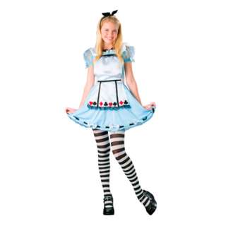 Tween Alice in Wonderland Girls Junior Dress Costume  