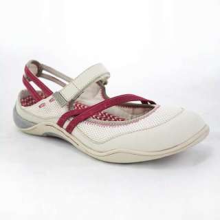  Top Sider Wave Runner Bone & Purple Leather Mary Jane Shoes  