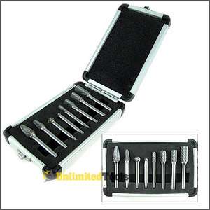 PC Double Cut Carbide Rotary Burr Case Cylindrical/Ball/Tree Shaped 