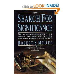  The Search for Significance (9780318200491) Robert McGee 