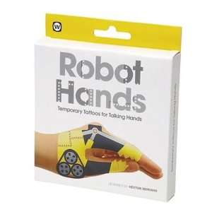    Temporary Tattoos for Talking Hands Robot Hands Toys & Games