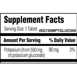  Potassium 550mg Tablets