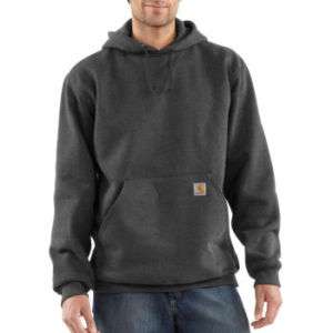 Carhartt K184 Charcoal Gray Hooded Pullover Sweatshirt  