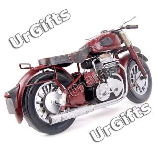 Vintage Hand Made Metal Art Bar Decor Model 1/6 Motorcycle N613  