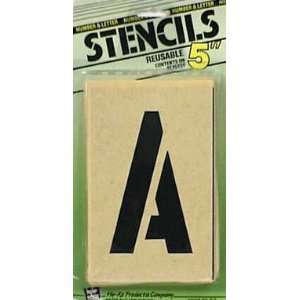  4 each Number & Letter Stencils (ST 5)
