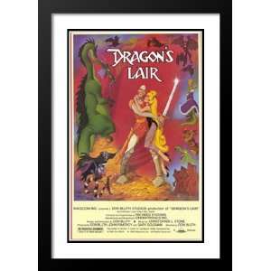  Dragons Lair 32x45 Framed and Double Matted Movie Poster 