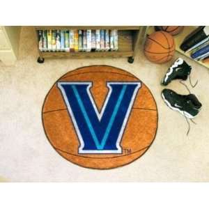 Villanova Wildcats Basketball Shaped Area Rug Welcome/Bath Mat  