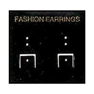 Darice Earring Cards 2X2 100/Pkg PVC/Black 188914; 3 