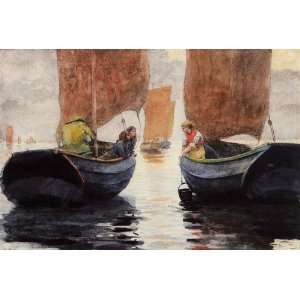  Oil Painting An Afterglow Winslow Homer Hand Painted Art 