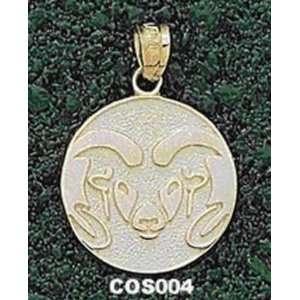  14Kt Gold Colorado State Graphic Ram 5/8 Sports 