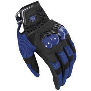  Fieldsheer Mach 6.0 Mens Mesh Motorcycle Gloves Blue/Black 