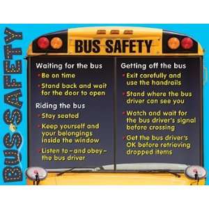  CHART 17X22 BUS SAFETY Toys & Games
