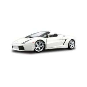  White Lamborghini Gllardo Spyder 118 Scale Die Cast C 