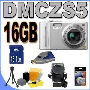  Panasonic Lumix DMC ZS5 12.1 MP Digital Camera (Silver) w 