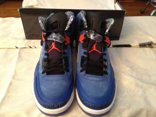 Nike Air Jordan Spizike Knicks Blue Size 11 (kobe, Lebron, Jordan 
