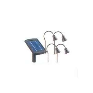 Intermatic Malibu Solar Powered Metal Tulip Light Kit w/ Remote Panel 