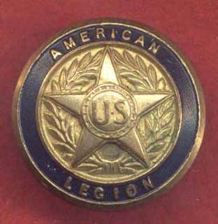  coat size uniform button was worn by members of the American Legion 