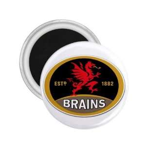  Brains United Kingdom Beer Souvenir Magnet 2.25 Free 