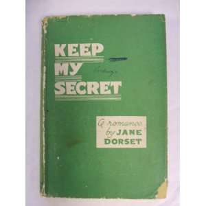  Keep my Secret Jane Dorset Books