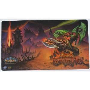 World of Warcraft WoW TCG Card Game Playmat FIRES OF OUTLAND Promo EA