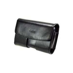  Premium Executive Black Side Horizontal Omega Leather Case 