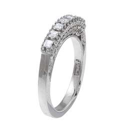 Tacori Platinum 3/5ct TDW Diamond Fashion Ring (G, VS) (Size 6.5 